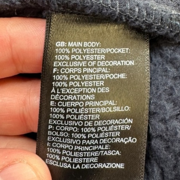 The North Face Men's Campshire Fleece Pullover  Blue - Picture 4 of 9